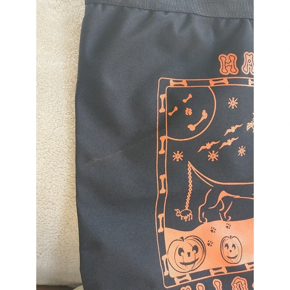 Halloween Tote Bag Dachshund Dog Witch Reusable Weenie Handbag Dapple Doxie